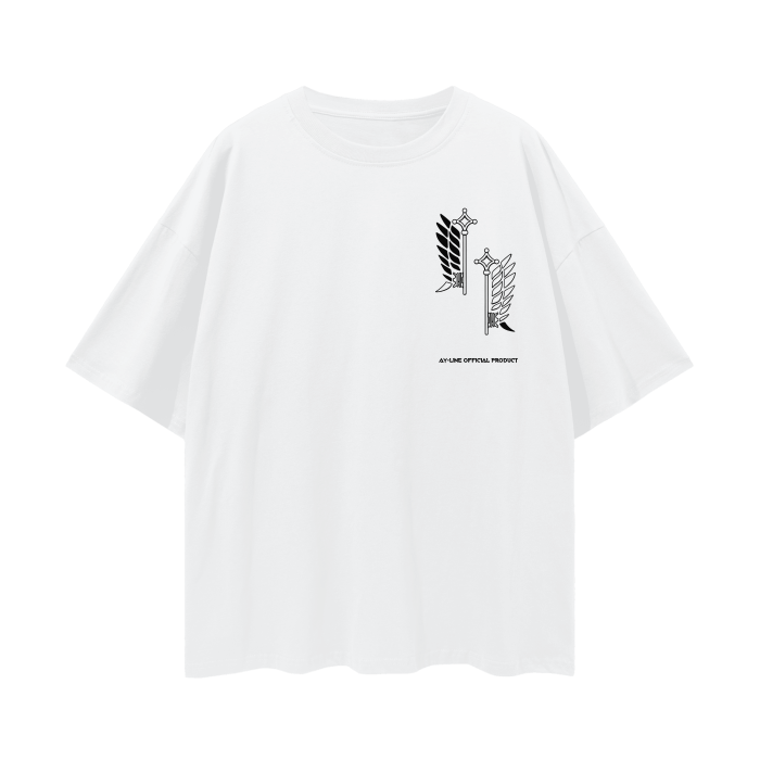 Attack on Titan - Survey Corps Streetwear Shirt White - AY Line Lucent White / S