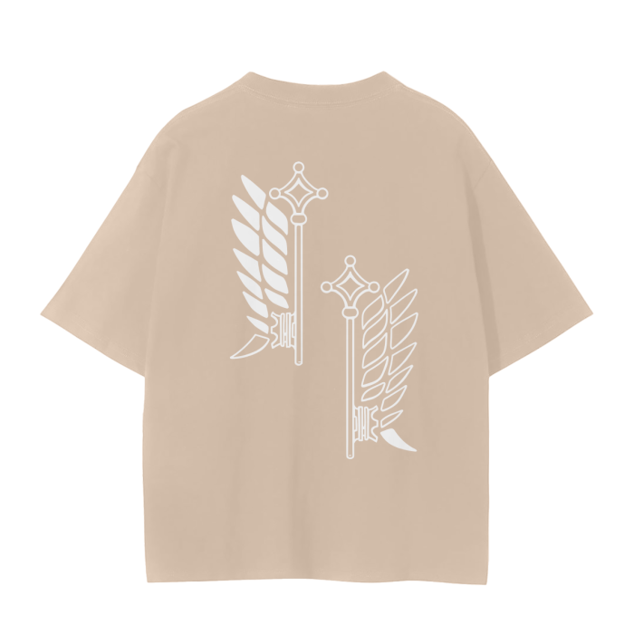 Attack on Titan - Survey Corps Streetwear Shirt Green, Brown, Beige - AY Line