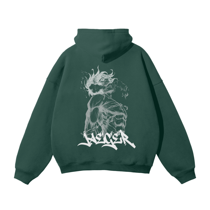 Attack on Titan - Eren Jaeger Streetwear Hoodie Green - AY Line