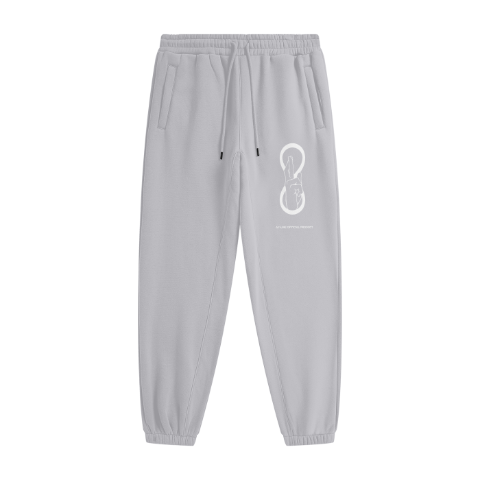 JUJUTSU KAISEN - Gojo Streetwear Pants Dark - AY Line Flower Gray / S