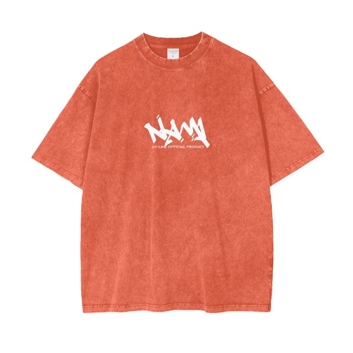 One Piece - Nami Streetwear Shirt Orange Washed - AY Line Orange / S