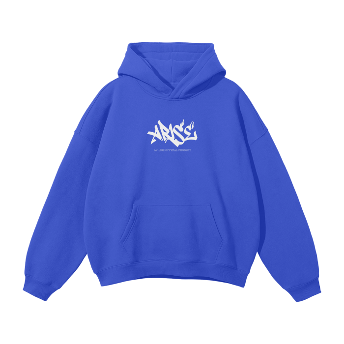 Solo Leveling - God Statue Streetwear Hoodie Blue - AY Line Klein Blue / S