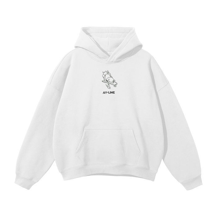 One Piece - Luffy Gear 5 Streetwear Hoodie White - AY Line White / S