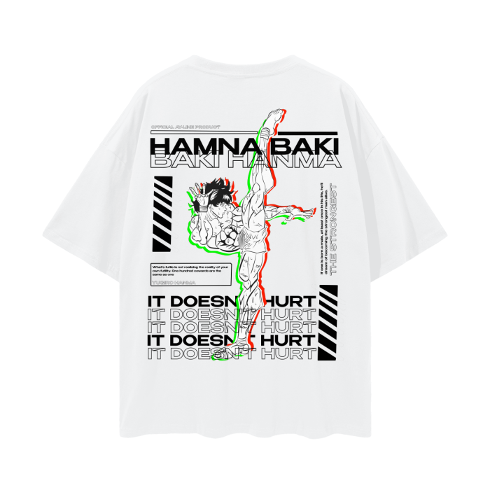 Baki Hanma White Shirt - AY Line