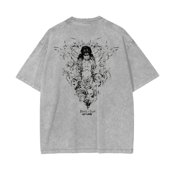 Attack on Titan - Rumbling Shirt Stone Washed - AY Line