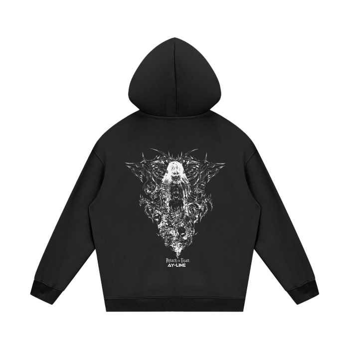 Attack on Titan - Rumbling Hoodie Black Beauty - AY Line