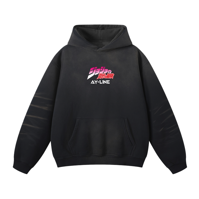 Jojo Bizzare Adventure - Dio Brando Hoodie - AY Line Black / S