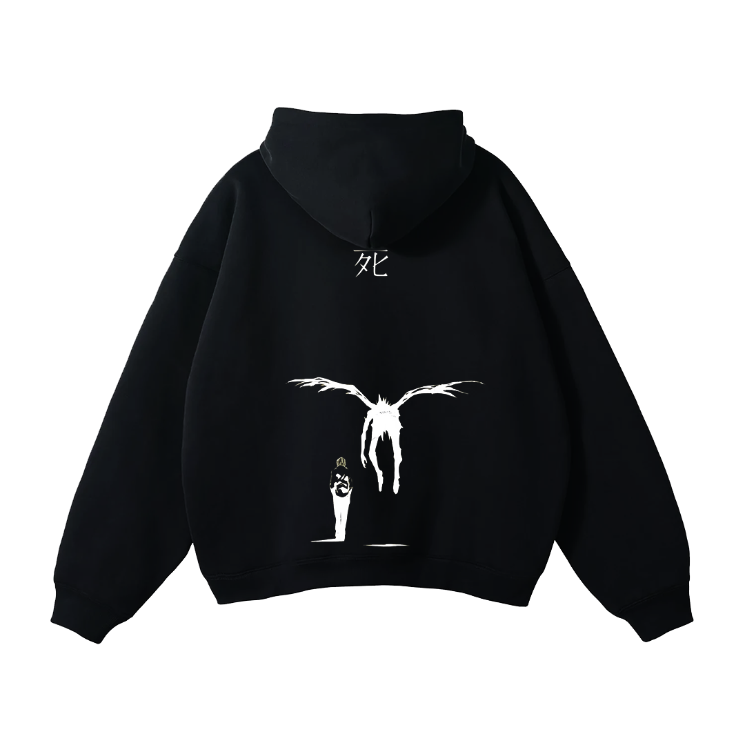 Death Note - Light Streetwear Hoodie Black - AY Line