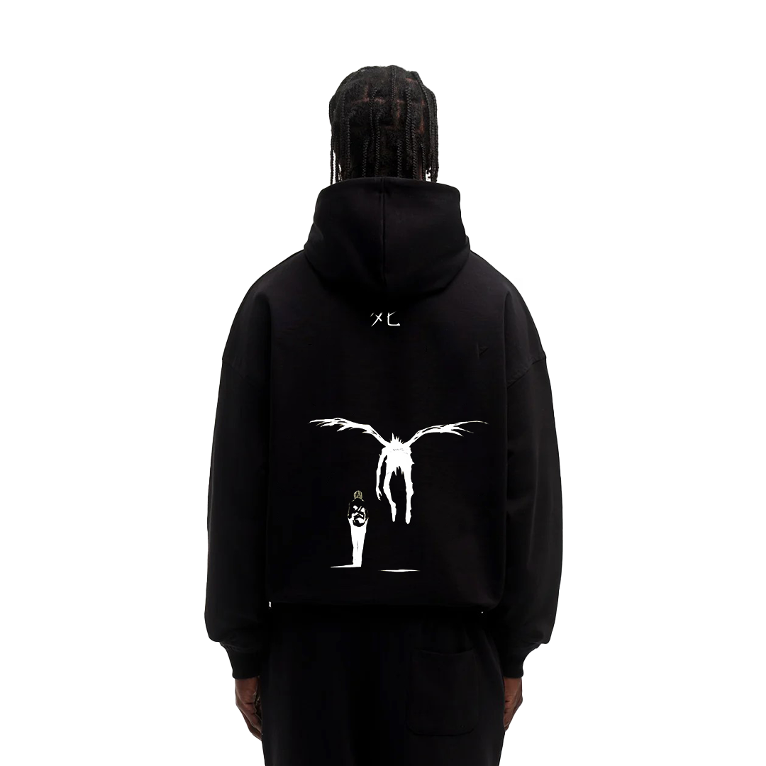 Death Note - Light Streetwear Hoodie Black - AY Line