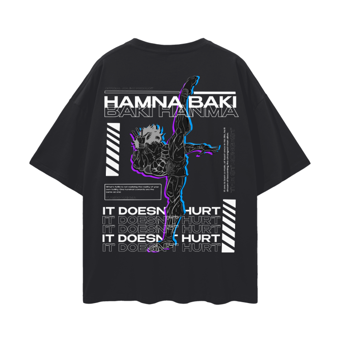Baki Hanma Black Shirt - AY Line