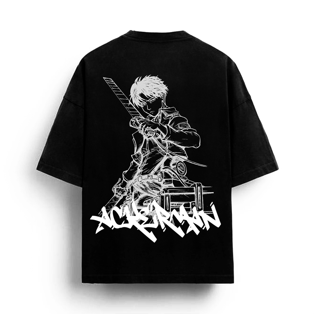 Attack on Titan - Levi Ackerman Streetwear Shirt Black - AY Line