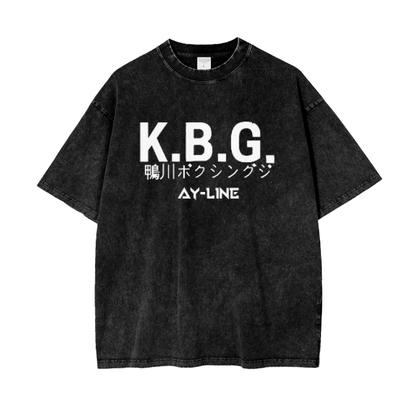 Hajime No Ippo - Komogawa Boxing Gym Shirt Black Stone Washed - AY Line Black / S