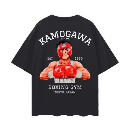 Hajime No Ippo - Komogawa Boxing Gym Shirt Black - AY Line