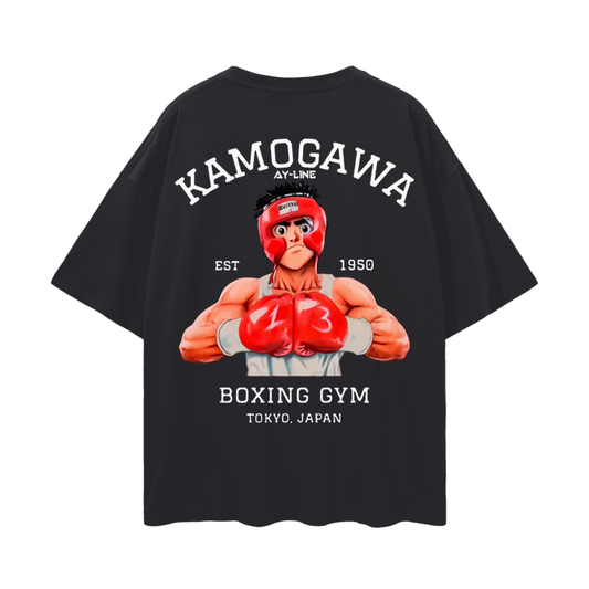 Hajime No Ippo - Komogawa Boxing Gym Shirt Black - AY Line