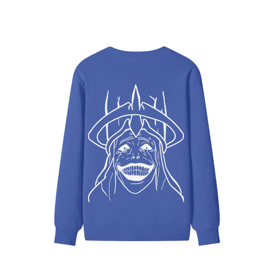 Solo Leveling - God Statue Streetwear Sweatshirt Blue - AY Line