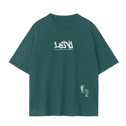 Attack on Titan - Levi Ackerman Streetwear Shirt Green - AY Line Dark Green / S