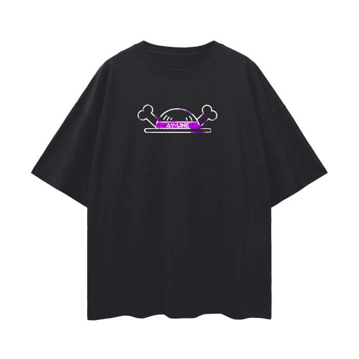 One Piece - Gear 5 Luffy Black Shirt - AY Line Black Beauty / S