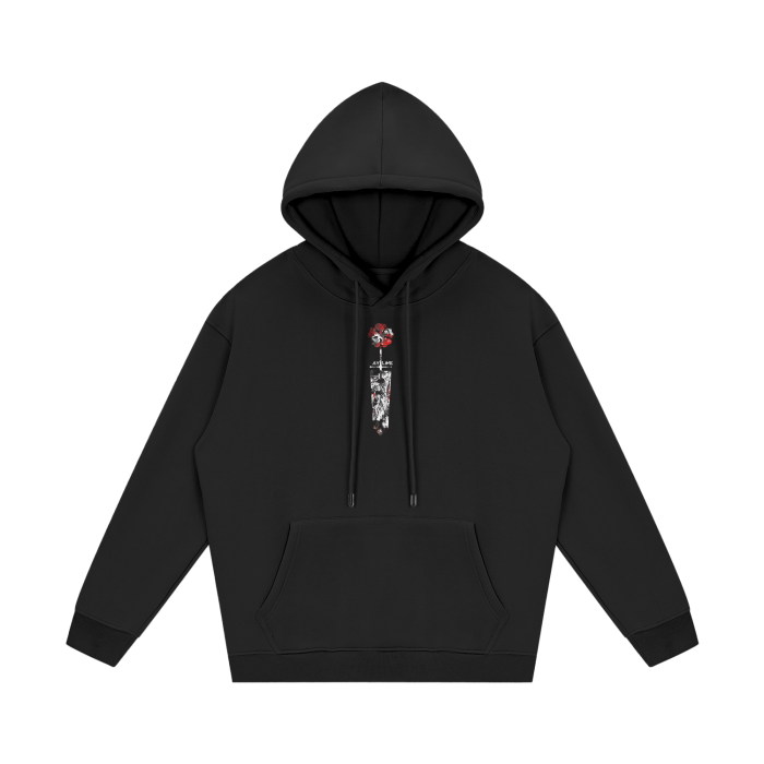 Black Clover Heavyweight Hoodie - AY Line Black / S