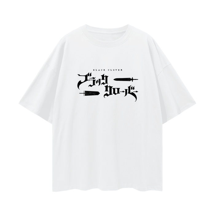 Black Clover - Asta Graffiti Streetwear Shirt White - AY Line Lucent White / S