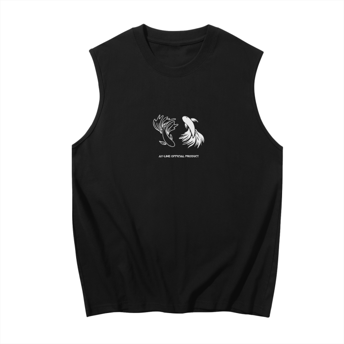 JUJUTSU KAISEN - Gojo Geto Streetwear Tank Top Black - AY Line Black / M