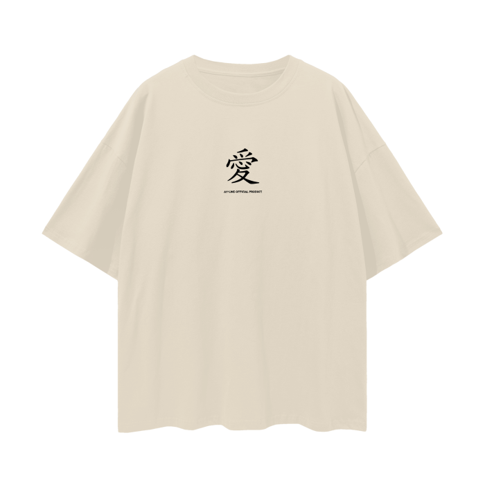 Naruto - Gaara Streetwear Shirt Beige - AY Line Light Apricot / S