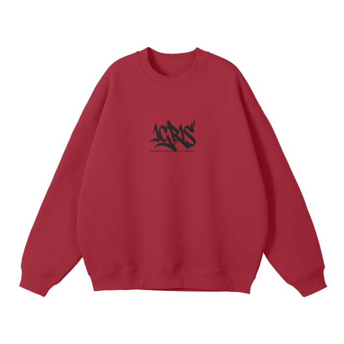 Solo Leveling - Igris Graffiti Streetwear Sweatshirt Red - AY Line Dark Red / S