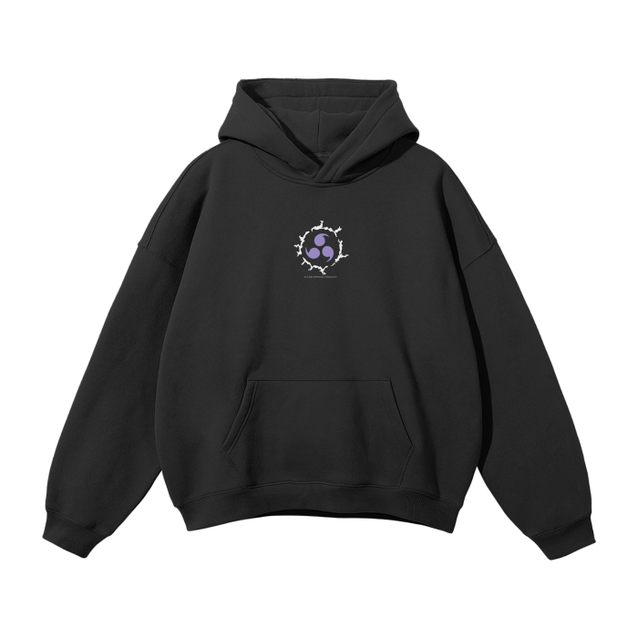 Naruto - Sasuke Streetwear Hoodie Black - AY Line Black / S