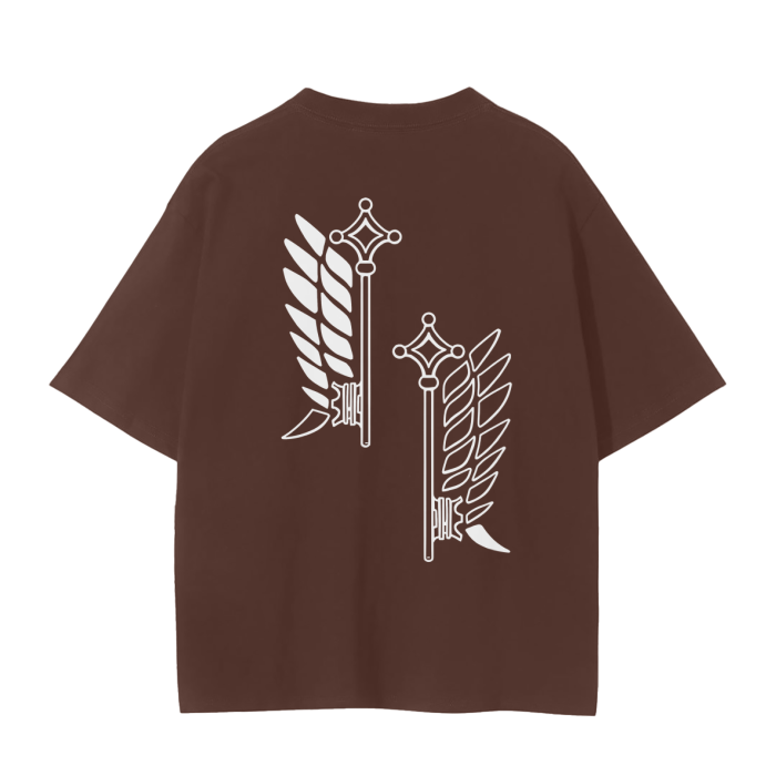 Attack on Titan - Survey Corps Streetwear Shirt Green, Brown, Beige - AY Line