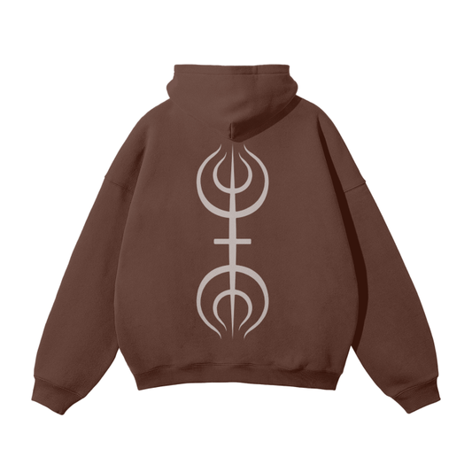 Naruto - Hashirama Streetwear Hoodie Brown - AY Line