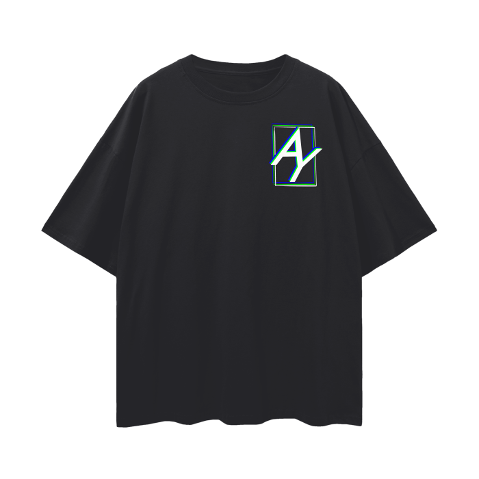 Explore Ay-Line - Streetwear Unisex 100% Cotton Loose Basic Tee - AY Line Black Beauty / S