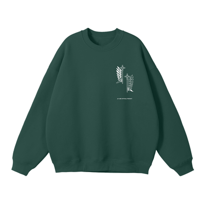 Attack on Titan - Survey Corps Streetwear Sweatshirt - AY Line Eden Green / S