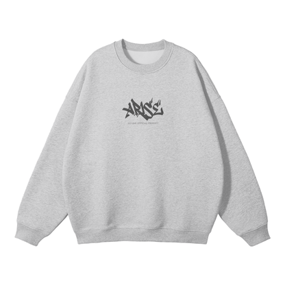 Solo Leveling - Sung Jin Woo Graffiti Streetwear Sweatshirt Grey - AY Line Flower Gray / S