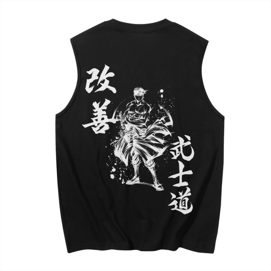 One Piece - Zoro Streetwear Tank Top Black - AY Line