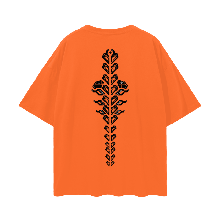 Cyberpunk - David Oversized Shirt Orange - AY Line