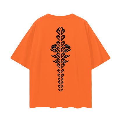 Cyberpunk - David Oversized Shirt Orange - AY Line