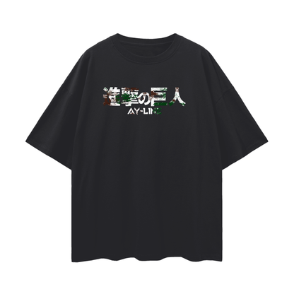 Attack on Titan - Eren Jaeger Shirt Black - AY Line Black Beauty / S