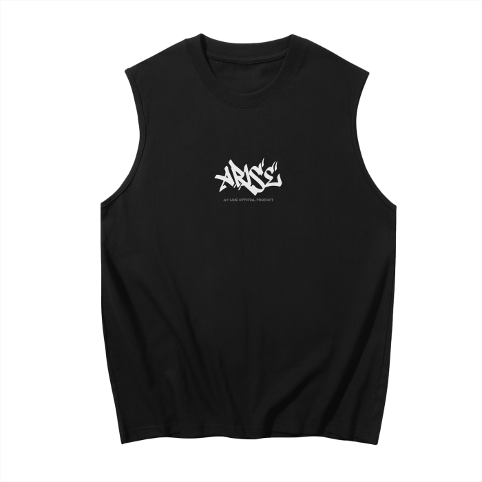 Solo Leveling - God Statue Streetwear Tank Top Black - AY Line Black / M