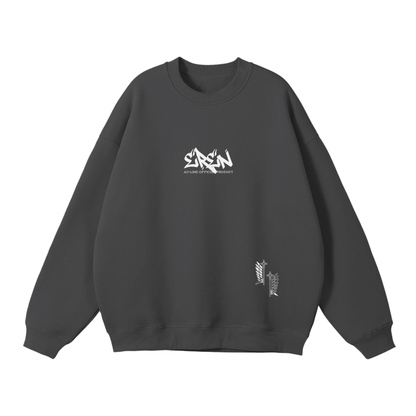 Attack on Titan - Eren Jaeger Streetwear Sweatshirt Grey - AY Line Dark Gray / S