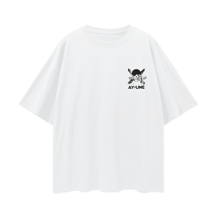 One Piece - Zoro Streetwear Shirt White - AY Line Lucent White / S