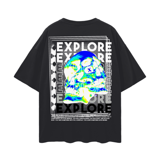 Explore Ay-Line - Streetwear Unisex 100% Cotton Loose Basic Tee - AY Line
