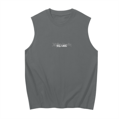 JUJUTSU KAISEN - Gojo Graffiti Streetwear Tank Top Grey - AY Line Medium Grey / M