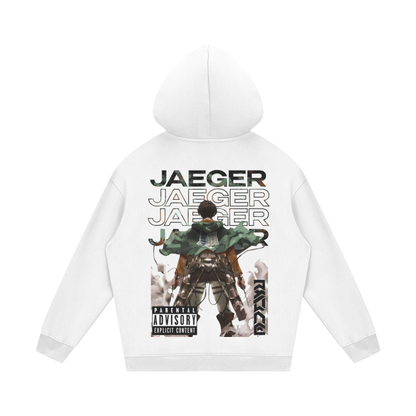 Attack on Titan - Eren Jaeger Heavyweight Hoodie White - AY Line