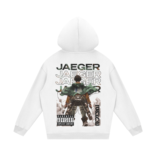 Attack on Titan - Eren Jaeger Heavyweight Hoodie White - AY Line