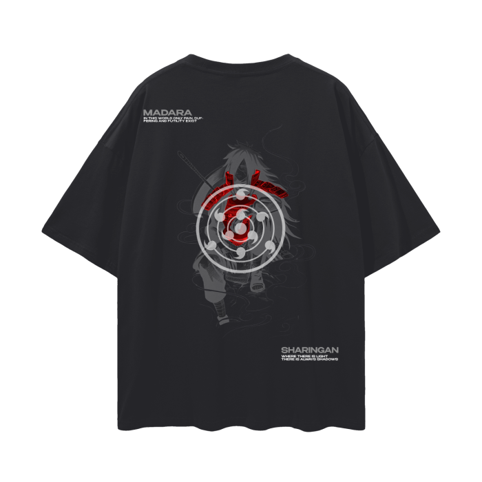 Naruto - Madara Streetwear Shirt Black - AY Line