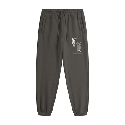 Streetwear Unisex Fleece Joggers - AY Line Taupe / S