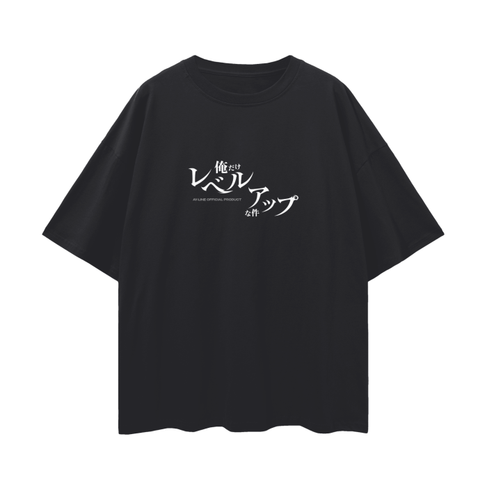 Solo Leveling - Sung Jin Woo Streetwear Shirt Black - AY Line Black Beauty / S