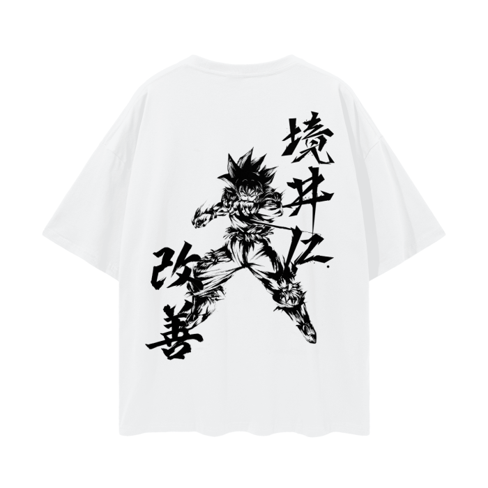 Dragon Ball - Goku Streetwear White Shirt - AY Line