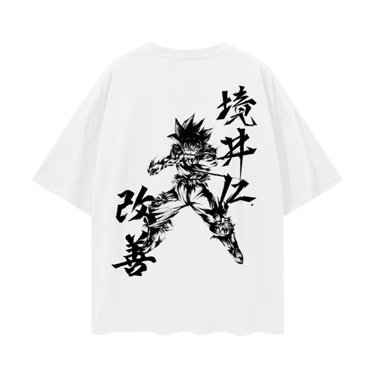 Dragon Ball - Goku Streetwear White Shirt - AY Line