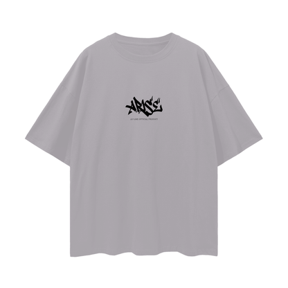Solo Leveling - Sung Jin Woo Graffiti Streetwear Shirt Grey - AY Line Light Gray / S