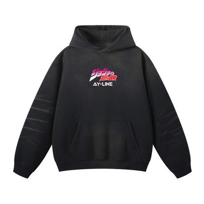 Jojo Bizzare Adventure - Dio Brando Hoodie - AY Line Black / S